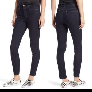 Dark wash skinny jean